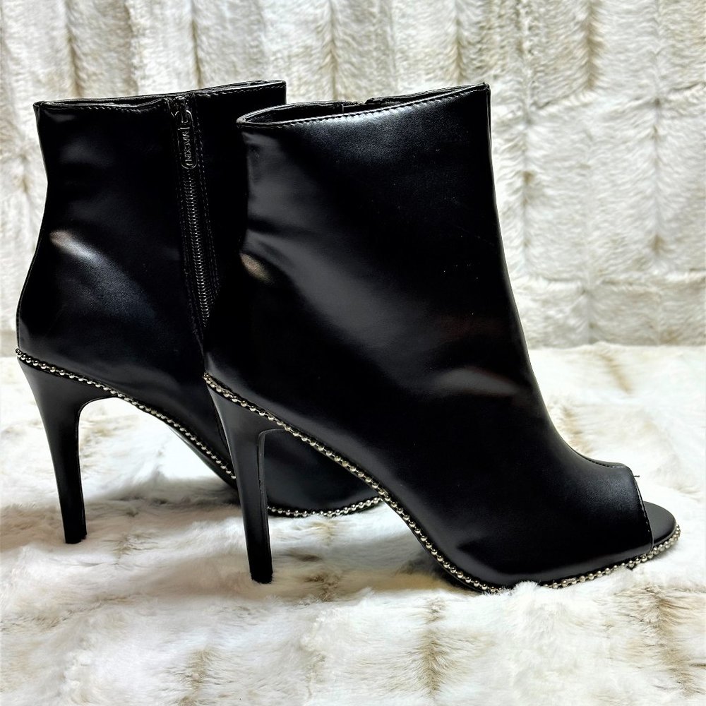 MACK J PeepToe Ankle Boots Sizes 8.5, 9, 10